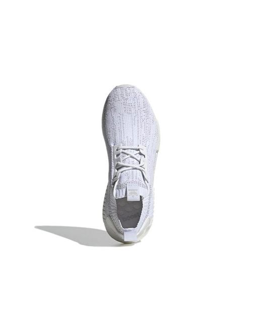 Adidas White Nmd_R1 Primeknit 'Cloud' for men