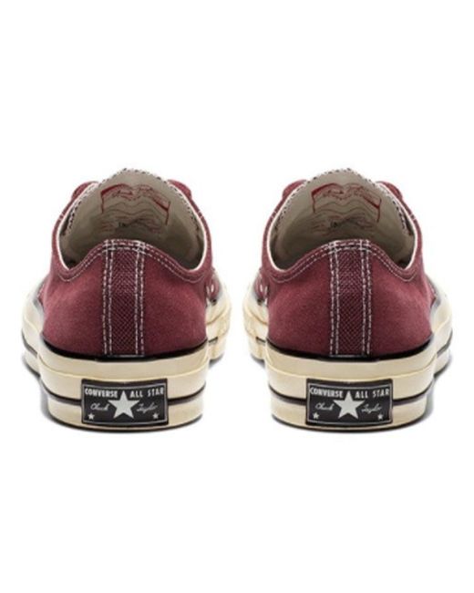 Converse Brown Chuck Taylor All Star 1970S Low Top Burgundy//Egret for men