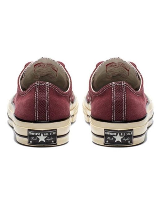 Converse Brown Chuck Taylor All Star 1970S Low Top Burgundy//Egret for men