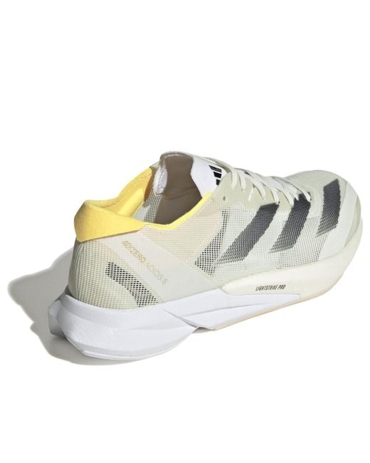 Adidas White (Wmns) Adizero Adios 8 'Ivory Iron Metallic Crystal Sand'