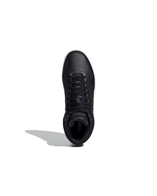 Adidas Black Hoops 2.0 Mid for men