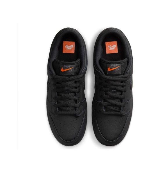 Nike Black Sb Dunk Low Pro 'Triple' for men