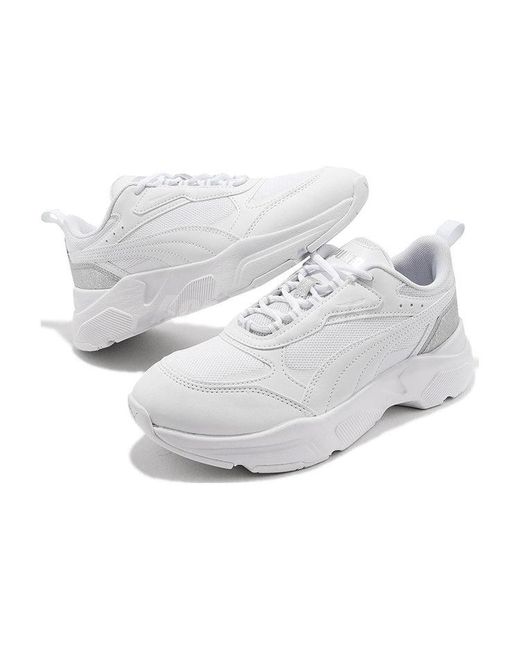 PUMA White (Wmns) Cassia 'Distressed