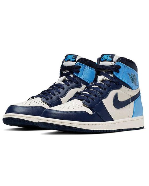 Nike Blue 1 Retro High Og 'Obsidian' for men
