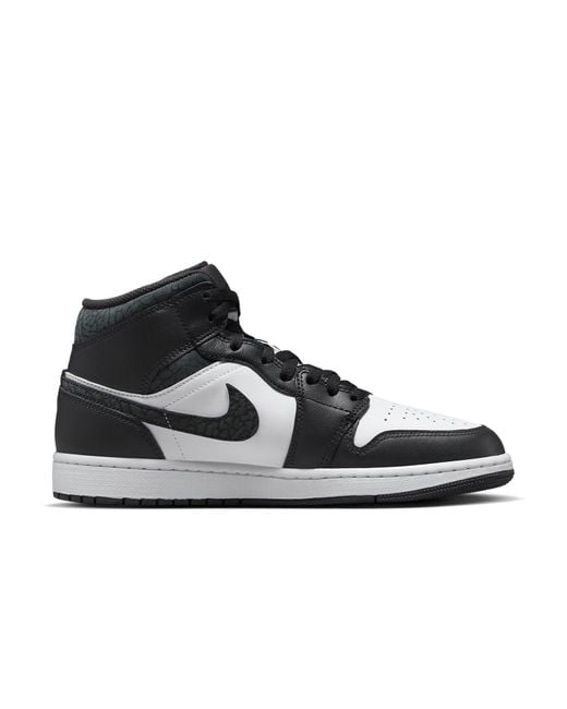 Nike Black Nike Air 1 Mid Se Shoes for men