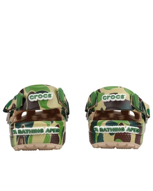 CROCSTM Green X A Bathing Ape Clog 'Chai' for men