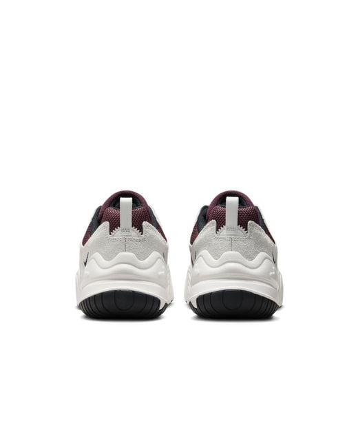 Nike White Tech Hera 'Platinum Tint Burgundy Crush' for men