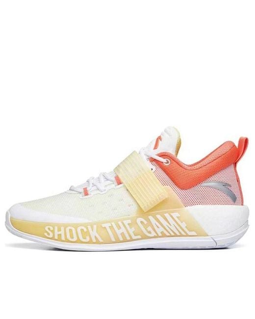 Anta White Shock The Game 4 Low for men