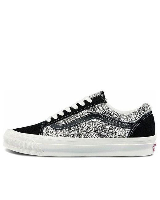 Vans Black Og Old Skool Lx 'Dragon Paisley' for men