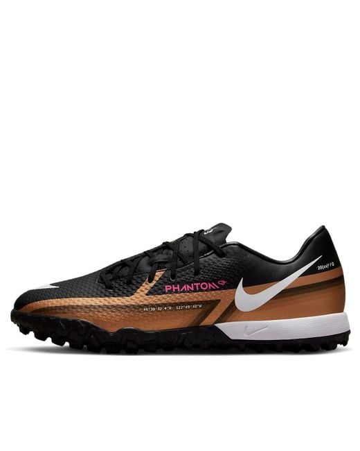 Nike Black Phantom Gt2 Academy Tf 'Metallic Copper' for men