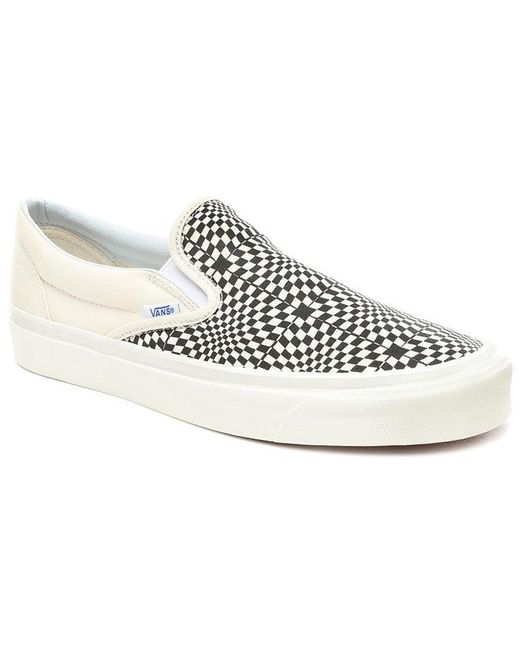 Vans Slip-On 98 Dx 'Checkerboard' in White for Men | Lyst UK