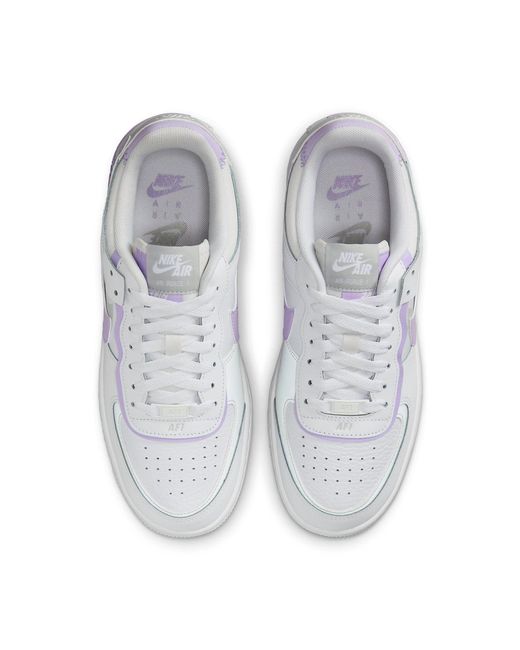 Nike White (Wmns) Air Force 1 Shadow Lilac Bloom'