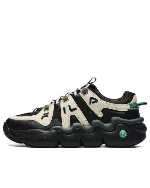 Fila Black Panini Basketball Shoes Oatmeal' for men