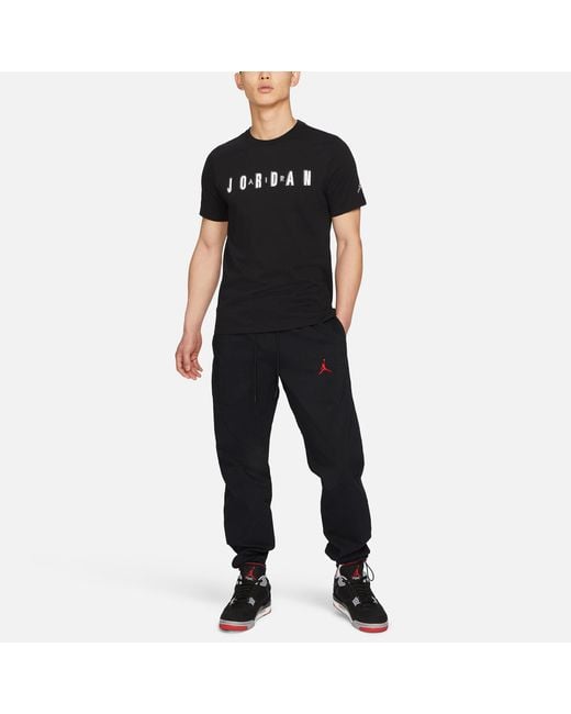 Nike Blue As J Ess Woven Pant for men
