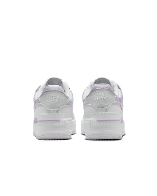 Nike White (Wmns) Air Force 1 Shadow Lilac Bloom'