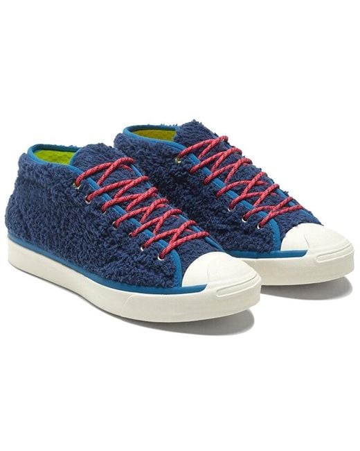 Converse Blue Jack Purcell Mid 'Retro Sherpa for men
