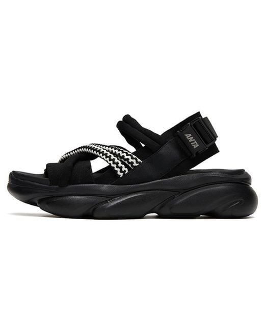 Anta Black (Wmns) Life Series Sandals