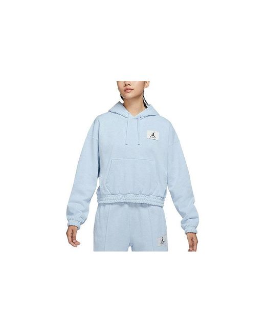 Nike Blue (Wmns) Casual Sports Knit Loose Hoodie Short