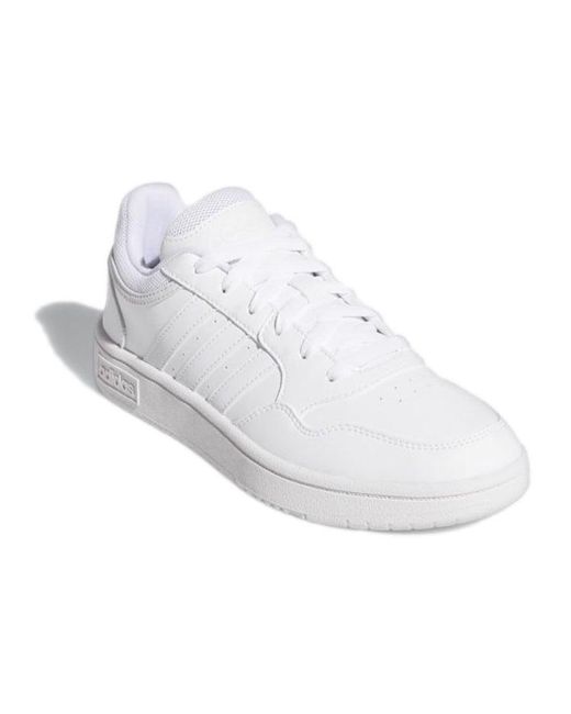 Adidas White (Wmns) Hoops 3.0 Low Dash'