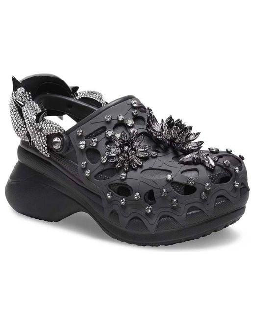CROCSTM Black (Wmns) X Swarovski Classic Bae Clog