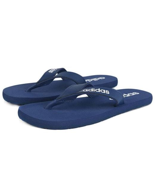 Adidas Blue Eezay Flip-Flops Slippers for men