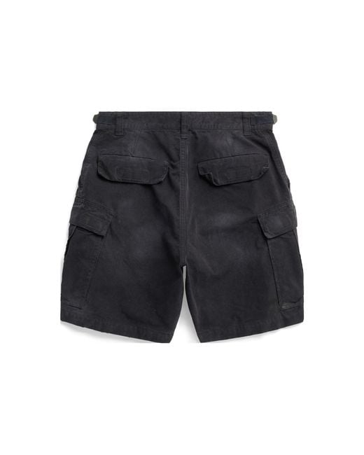 Balenciaga Black Cargo Shorts for men