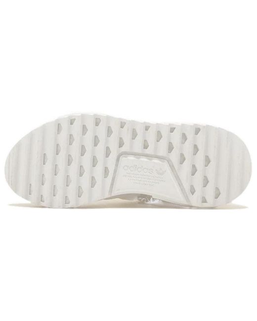 Adidas White X Pharrell Nmd Hu Trail 'Blank Canvas' for men