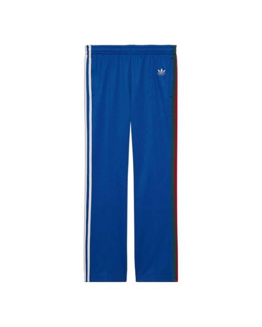 Gucci Blue X Adidas Cotton Jersey Sweatpants 'Cobalt'