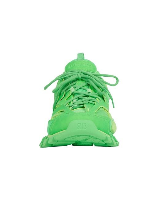 Balenciaga Green Track Trainer 'Fluo' for men