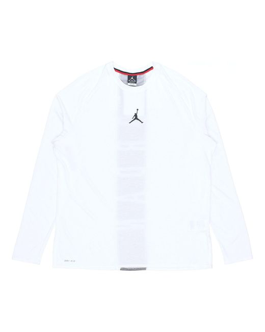 Nike White 23 Alpha Dri-Fit Back Printing Long Sleeves for men