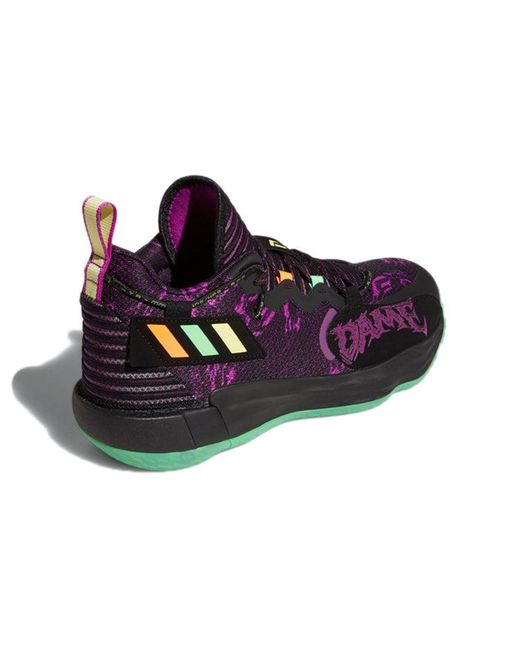Adidas Black Dame 7 Extply 'Halloween' for men