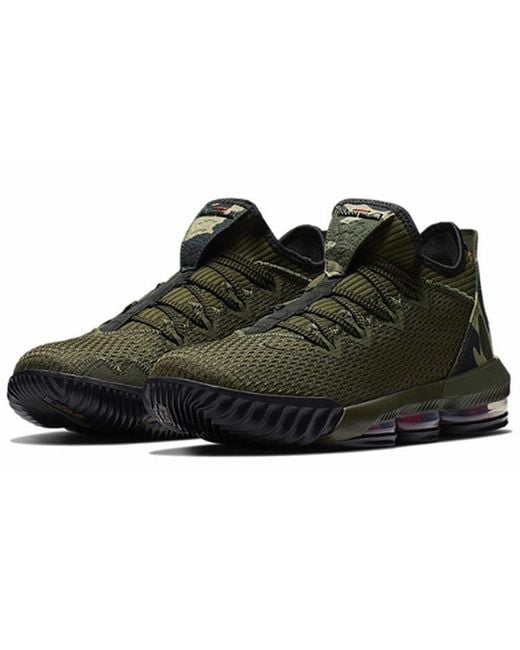 Nike Brown Lebron 16 Low 'Camo' for men