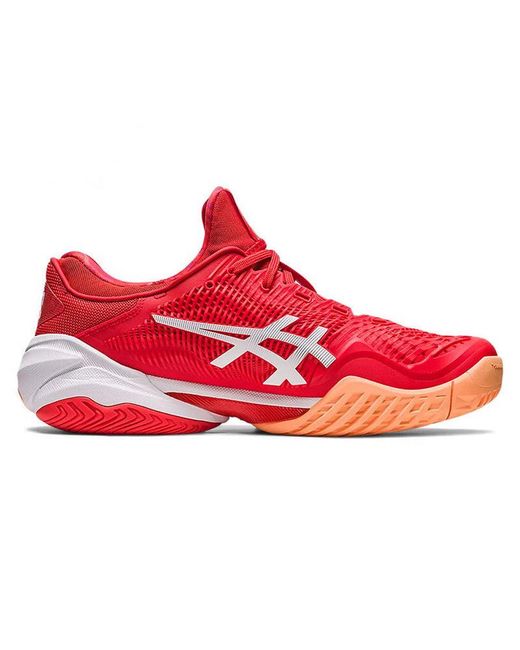 Asics Red Court Flytefoam 3 Novak Shoes for men