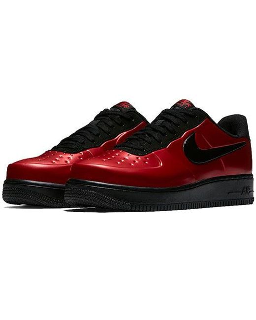 Nike Red Air Force 1 Foamposite Pro 'Cough Drop' for men