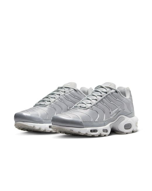 Nike Gray Air Max Plus 'Metallic' for men