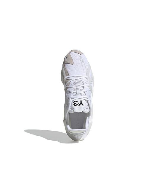 Adidas White Y-3 Fyw S-97 Knitted Sports Shoe for men