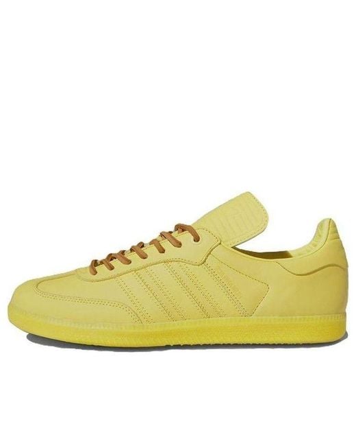 Adidas Yellow X Pharrell Humanrace Samba for men