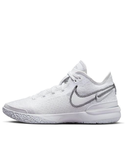 Nike White Zoom Lebron Nxxt Gen for men