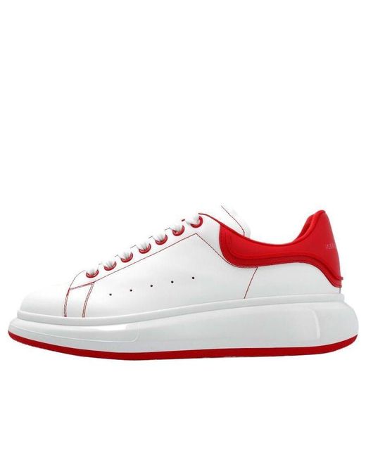 Alexander McQueen Red Oversized Shoes for men