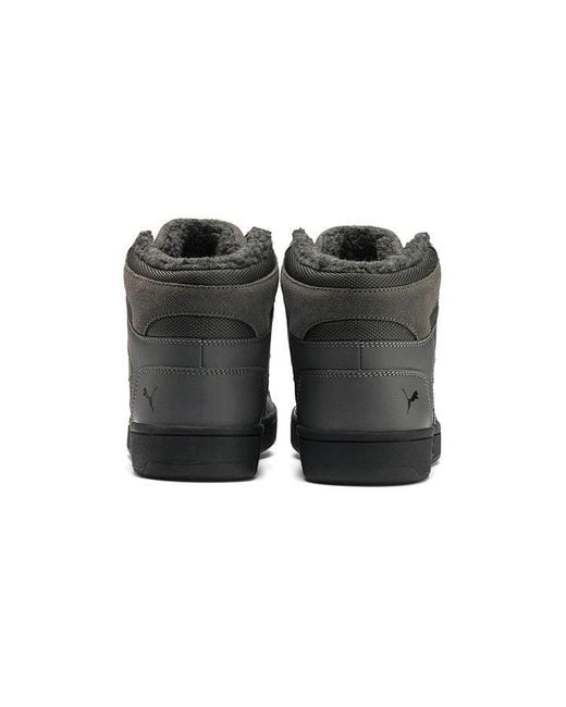 PUMA Black Rebound Layup Sd 'Fur for men
