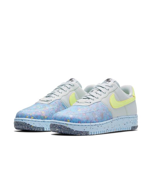 Nike Blue (Wmns) Air Force 1 Low Crater 'Pure Platinum'