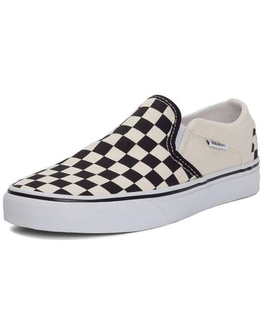Vans White (Wmns) Asher 'Checkerboard'