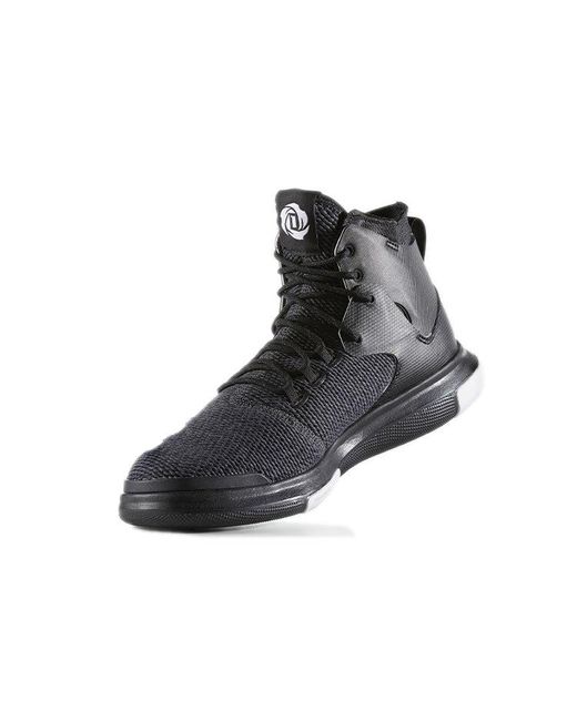 Adidas Black D Rose Lakeshore Ultra for men