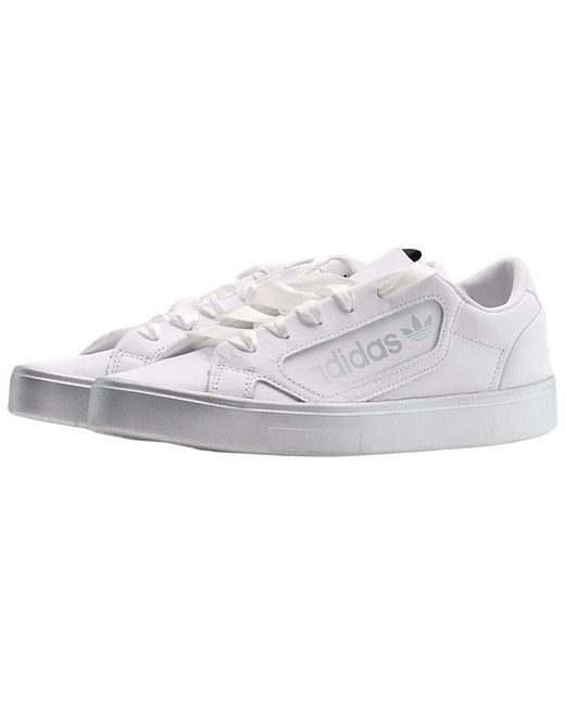 Adidas White (Wmns) Sleek Metallic'