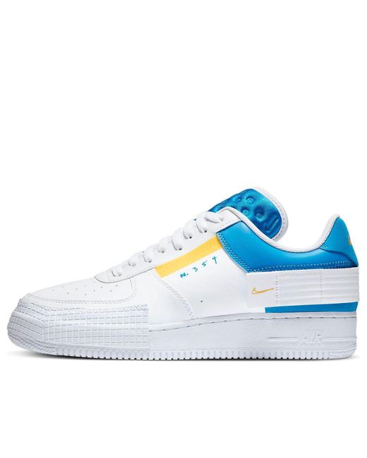 Nike Blue Air Force 1 Type 'Photo' for men