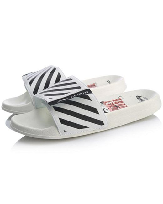 Li-ning White (Wmns) Sports Fashion Series Disney Mickey Crossover Lightweight Stylish Slippers