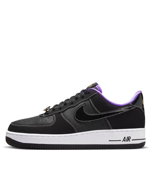 Nike Black Air Force 1 Low '07 Lv8 Emb 'World Champ for men