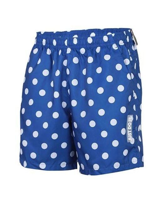 Nike Blue As Sportswear Jdi Short Wvn Aop Game Royal for men
