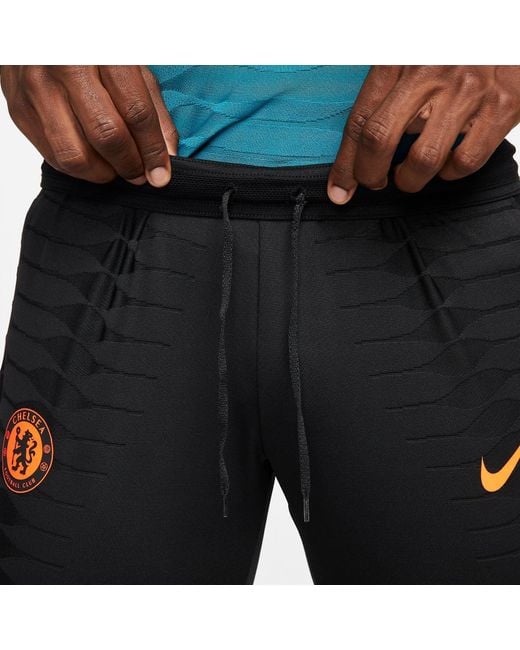 Nike Blue Chelsea Ucl Dri-Fit Udv Strike Elite Football Pants for men