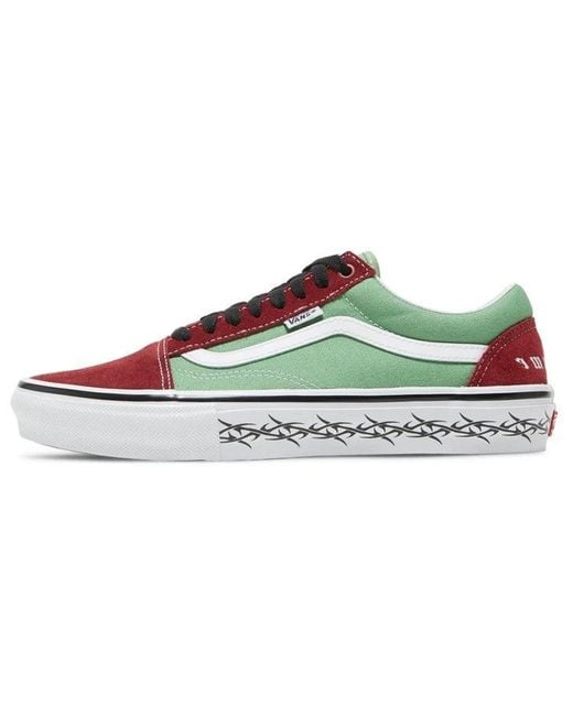 Vans White Supreme X Old Skool 'Barbed Wire for men